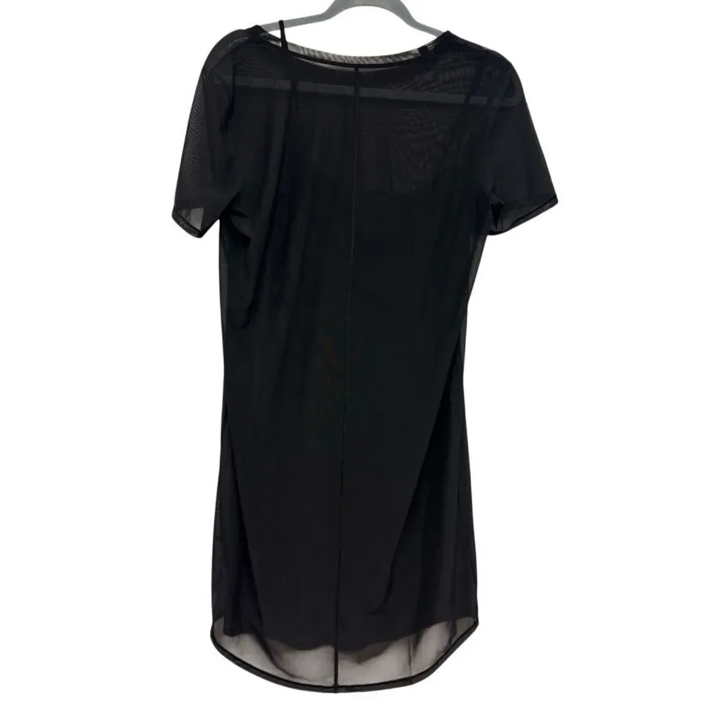 Lululemon black ready to reach mini dress size 8